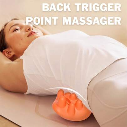 1 Stück Lendenmassagekissen, Rückenstützkissen zur Entspannung, Zuhause Taille beruhigendes Massagegerät, Figur-8 Taillenkissen