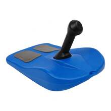 YIYIBYUS Outdoor Sledding Board Reinforced Handle HDPE Ski Board For Multi-Surface Use - Blue - View 6