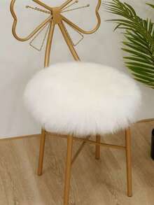 1 件奢华白色仿毛皮梳妆台垫、北欧风格白色蓬松圆形地垫、Ins 风格白色毛茸茸椅垫、装饰地毯、卧室装饰、小地毯、地毯、家居装饰、客厅地毯、客厅小地毯、卧室地毯、客厅家居装饰、户外地毯、可水洗地毯、毛绒地毯、毛茸茸地毯、秋冬地毯、厚实/蓬松 - 白色 - 查看 12