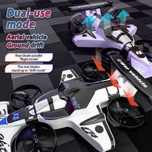 Kids Remote Control Battle Plane Toy Drone, 4-Axis Flying Aircraft With Altitude Hold Function, Equipped With Durable Lights And Hovering Feature - Multicolor - View 7