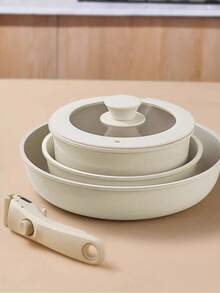 1pc Thick Universal Pot Handle Gripper - Heat Resistant Detachable Kitchen & Outdoor Cooking Pot Holder, Ergonomic Handle, Easy Install/Remove Lever Mechanism, Fits Most Indoor/Outdoor Cooking Pots; Heat Insulation & Non-Slip Design - Multicolor - View 5