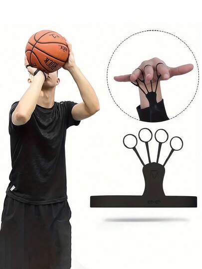 Basketball Shooting Assist Trainer, Lightweight 5-Finger Design To Improve Shooting Technique And Posture, Shock-Absorbing, Basketball Shooting Corrector, Suitable For Match Training, Daily Practice, Basketball Training Equipment Accessory, Shooting Trainer, Gear, Basketball Supplies
