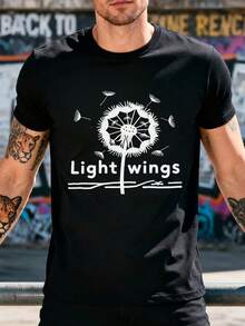 Camiseta De Navidad Feliz Y AñO Nuevo - DiseñO De ÁRbol Festivo Con Escena De Pueblo Nevado, Ligera Y Lavable, Perfecta Para Ropa Casual, Actividades Al Aire  Celebraciones De Vacaciones, Camiseta De Navidad, Ideal Para Navidad, Perfecta Para AccióN De Gracias, Fiesta De Navidad, Tela De FáCil Cuidado, Camiseta CáLida, Ideal Para Ropa De Oficina, Estilo De Manga Corta Conveniente, Adecuada Para Doble Temporada - Cuello Redondo Bordado Unisex, Temporada De Compras, Camiseta De PatróN De Alas De Viento Ligero De Diente De LeóN 100% Para Hombre - Negra, Con DiseñO De Diente De LeóN Y Alas De Viento Ligero, Camiseta De Estilo Casual De Cuello Redondo Suave Y Transpirable, Adecuada Para Todos, Ambiente De Navidad, Oferta De , Tela De Alta Calidad, CóModa DeUsar, Duradera Y No Deforma, Suave - Gris - Ver 1