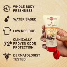 Old Spice Whole Body Deodorant Cream For Men, Aluminum Free, Vanilla + Shea Scent, 24/7 Odor Protection, 24/7 Lasting Freshness, Dermatologist Tested, Gentle On Skin, 3.0 Oz, New Year Comfort Scent - Vani + Bơ hạt mỡ - Xem 3