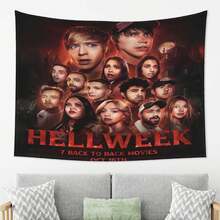 [2D Flat Printing] 1PC Luxury Peach Skin Velvet Tapestry Wall Hanging Aesthetic Home Decor Room Decor Fashionable Decorative Tapestries Bedroom/Living Room/Office/Dorm Wall Atmosphere Decoration / Bedhead Background Tapestry / Sofa Background Tapestry / Festival Decoration Tapestry Sam & Colby Themed Tapestry, Living Room Bedroom Office Home Decor Wall Hanging, Suitable Bedroom, Men'S Cave, Living Room, Study - No Power Required, Music Wall Art, Your Home!/New Year/All-Season/Eve/Valentine's Day/Patrick's Day Decorations - Friends' Gifts/Family Holiday Gifts/Holiday Decoration Presents/Birthday Gifts/Home Decor Tapestry/Aesthetic Tapestry - 彩色 - 查看 10