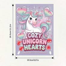 Libro para colorear de Unicornio: Para niños de 4 a 8 años (Libro para colorear de Oso Tonto) Libro en rústica, Regalo de vuelta a clases, Práctica exclusiva para niños, Libro, Vuelta al cole, Útiles escolares