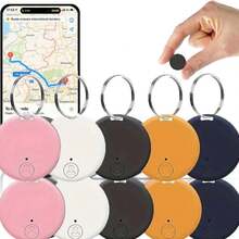 1PC Smart Tracker, Mini Tracker, Mini Key Finder, Location Tracker, Key Finder Anti Loss Alarm Sensor Device, Remote Finder, Used For Locating Mobile Phone Keys, Wallets, Luggage Items, Portable Anti Loss Tag Item Tracker, Suitable For Luggage/Pets - Black - View 1