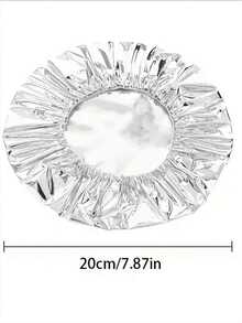 10/20/30/50pcs Reusable Aluminum Foil Food Wrap, Heat Insulation Stretch Film, Long-Lasting Thermal Insulation, Suitable For Fruits, Meals, Utensils, Thermal Food Containers, Reflective Surface, Heat Resistant Lid - Multicolor - View 6