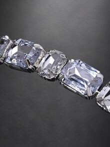 1 pièce Nouveau collier à franges, chaîne ras-du-cou de style personnalisé, collier de bijoux polyvalent - Argent - Voir 3