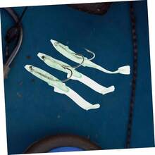 8 Seuelos Artificiales para Peces Cebos Realistas Que Brillan Y Se Hunden para Pesca En Agua Dulce Y Salada. - Verde claro - Ver 5