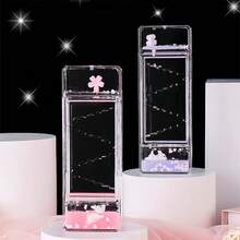 1个创意樱花滑梯，透明计时器，青少年减压装饰品，沙瓶礼品玩具（颜色随机） - 多色 - 查看 5