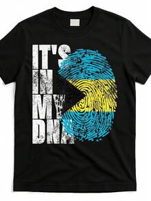 Camiseta in con adn bahamas independence day - Negro - Ver 1