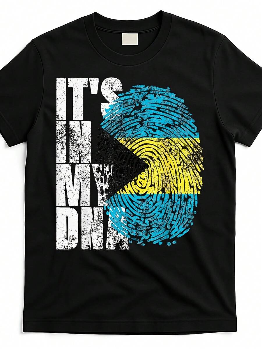 Camiseta in con adn bahamas independence day - Negro - Ver 1