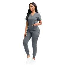 Scrub Sets - Light Grey - View 2