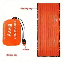 Emergency Sleeping Bag - Portable Emergency Blanket - Warm Sleeping Bag - Waterproof Lightweight Survival Gear, Suitable For Camping, Hiking, Outdoor Adventure And Various Outdoor Activities. - Multicolor - View 7