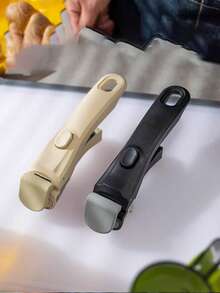 1pc Thick Universal Pot Handle Gripper - Heat Resistant Detachable Kitchen & Outdoor Cooking Pot Holder, Ergonomic Handle, Easy Install/Remove Lever Mechanism, Fits Most Indoor/Outdoor Cooking Pots; Heat Insulation & Non-Slip Design - Multicolor - View 1