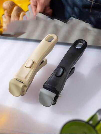 1pc Thick Universal Pot Handle Gripper - Heat Resistant Detachable Kitchen & Outdoor Cooking Pot Holder, Ergonomic Handle, Easy Install/Remove Lever Mechanism, Fits Most Indoor/Outdoor Cooking Pots; Heat Insulation & Non-Slip Design