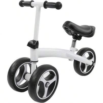 EVTSCAN Baby Balance Bicycle Bike Walker 3 Ruedas 1-6 años Niñas White