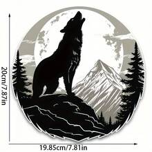 1/2/3pieces Easy To Stick, Mountain Top Wolf Howl - DIY Heat Transfer Patch, Washable, Suitable For T-Shirts, Jeans, Sweaters, Handbags And Pillows - Multicolor - View 14