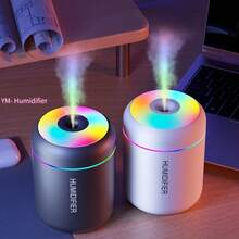 1 pieza Difusor de aroma con función humidificadora alimentado por USB, adecuado para dormitorio, sala de estar, escritorio de oficina, coche, difusor de aroma de coche de colores afortunados con función de pulverización de niebla por USB, humidificador de aroma - Multicolor - Ver 14