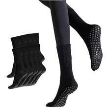 10/5/3/1 Pares Meias de Ioga Femininas, Meias de Ioga Femininas Até a Panturrilha, Meias de Ioga Até a Panturrilha para Esportes ao Ar Livre e Pilates, Antiderrapantes para Corrida, Fitness, Pular Corda, Dança, Pilates - Multicolorido - Visão 5