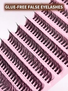 （共200对）40D多款式长度混搭仙气十足的轻盈浓密假睫毛，打造自然立体的妆效，一键解锁漫画睫毛效果，轻松拥有漫画般的迷人双眸。 - D - 查看 6