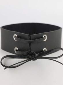 朋克风腕带，女士颈链，男士颈链，热门网络名人同款，街头时尚，日常臂环项链 - A - 查看 6