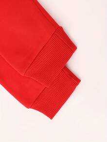 Disney Christmas Element Racing Cars  Pattern Print, Warm And Soft Autumn And Winter Boys' Hoodie, Suitable For Shopping And School Wear, Perfect As A Christmas Gift. - Đỏ - Xem 5