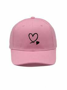 1 buc Șapcă de baseball unisex, culoare solidă, cu mânecă lungă, pălărie neagră Snapback, rezistentă la vânt și călduroasă pentru activități în aer liber toamna/iarna - inima - Vizualizare 8