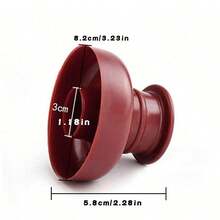 1. Doughnut Cake Mold, Doughnut Cake Mold, Hollow Cake, Bread Embossing Mold, Plus A Dumpling Mold, Doughnut Printing Cookie Mold, Cake Baking Tool, Two-In-One Dumpling Maker And Knife - Orange Plastic Manual Pierogi Mold With Filling Spoon - Quick And Easy Dumpling Making Tool