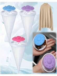 洗衣机漂浮式绒毛过滤器，洗衣机毛发收集器，洗衣机软管绒毛收集器，绒毛过滤袋，宠物毛发去除器，防缠绕毛发去除器，适用于返校季、万圣节、圣诞节等各种场合。洗衣机漂浮式绒毛收集器——高效去除漂浮杂物，不防水，不含酒精，尤其适用于比基尼区域。 - 彩色 - 查看 11