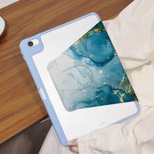 360°旋转iPad保护壳，Y型折叠支架，高清UV印刷，兼容iPad 11（2025款）、iPad Air 11/13（2025款M3）、iPad Air（M2）11/13英寸、iPad Air 4/5/6 10.9英寸、iPad Pro 11英寸、iPad Pro 12.9英寸、iPad 10.2英寸、iPad第九/十代及其他多种型号，保护套设计，支持多角度调节，六向支架摆放，内置笔槽，透明后盖，防摔保护，自动唤醒/睡眠功能