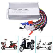 Controlador De Bicicleta Eléctrico Scooter Eléctrico 48V 60V 64V 1000W‑1500W Voltaje, Controlador de Cepillo de Velocidad de Bicicleta Eléctrico 48V 60V 64V 1000W-1500W Controlador de Motor de Bicicleta para Control de Velocidad de Bicicleta Eléctrico Scooter - Plateado - Ver 5