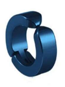 新款朋克风男士夹式耳环，简约暗黑美学无耳洞独特耳环 - 圓形耳夾 - 查看 11