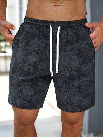 男士户外休闲直筒百慕大短裤，薄款面料，美式风格，夏季