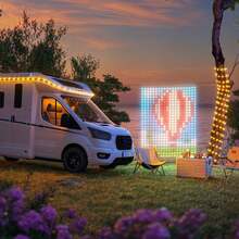 Smart DIY Curtain Lights - RGB Color Changing LED Fairy String Lights With Music Sync, App Remote Control, USB Powered For Party, Wedding. Christmas Decor, Curtains For Living Roo - DIY Curtain Light - View 6