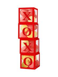 4pcs Transparent Balloon Box, White LOVE Letter Wedding Decoration Supplies, Birthday Party Set, Valentine's Day Event Scene Arrangement, 25cm Transparent Balloon Box, White LOVE Letter Wedding Decoration, Party Supplies, Holiday Decor, Event Decoration (Balloons Not Included)