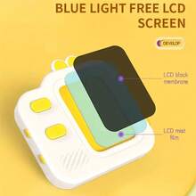 儿童绘画拼写学习机，双面卡片，适合3-6岁儿童的益智玩具，互动式字母、数字、单词、数学和音乐学习玩具 - 白色 - 查看 9