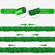 高压可伸缩花园软管套装 - 喷枪和喷嘴，适用于轻柔的宠物洗澡、高效洗车、草坪灌溉和庭院清洁 - 彩色 - 查看 5