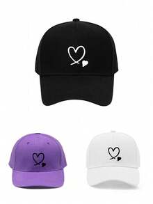 1pc Unisex Solid Color Hard Top Baseball Cap, Black Snapback Hat For Autumn/Winter Outdoor, Windproof And Warm - Orange - View 6