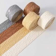 1 miếng nẹp trang trí 3D tự dính kích thước 90.55in x 4.72in, nẹp viền giấy dán tường 3D chạm khắc hoa văn tự dính, bảo vệ góc khung - Dễ bóc và dán, nẹp chân tường PVC, thích hợp trang trí nhà cửa, trần nhà, tường và khung ảnh - Chất liệu PVC, trang trí nhà DIY, nẹp trang trí, trang trí hiện đại, dễ lắp đặt - Nhiều màu - Xem 7