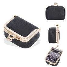 Mini Jewelry Box, Portable Vintage-Inspired Genuine Leather Coin Purse Jewelry Case With Kiss Lock, Mini Travel Ring Box For Women For Earring/Ring/Necklace/Bracelet - Multicolor - View 11