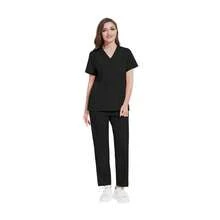 Scrub Sets - Black - View 4