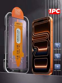 Protetor de tela roxo antipoeira para iPhone 17/17 Pro/17 Pro Max/17 Air, com revestimento eletrodepositado antirreflexo AR, anti-impressão digital, resistente a arranhões, anti-queda e à prova de poeira. Ideal para proteção da tela do fone de ouvido, escritório e casa. À prova d'água, resistente a choques, anti-queda e resistente a arranhões. - Roxa - Ver 28