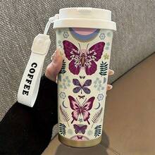 1个530毫升水瓶，多种款式可选，时尚个性，配有绳索提手方便携带，适合居家、办公、露营和日常旅行，可盛装冷热饮品，包邮