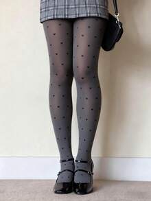 1 Pair Women's Shaping Pantyhose, Elegant For All Seasons, Suitable For Dancing And Formal Events - Multicolor - View 6