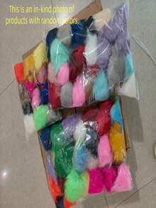 7/12/24pcs Faux Fur Pom Poms For Hats, 4Inch Fluffy Pom Poms With Elastic Loop For DIY Crafts, Removable Knitting Accessories For Shoes Scarves Gloves Bags Keychains