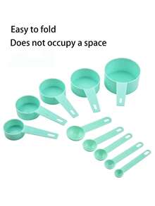 1 Set Of 10,Measuring Cups & Spoons Set,Kitchen Aid Measuring Cups And Spoons,Stackable Cups And Spoons,Kitchen Gadgets For Cooking & Baking - Multicolor - View 7
