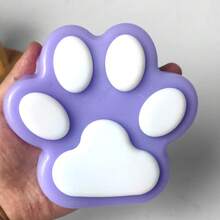 5个柔软可爱猫爪玩具，手工制作，超萌大猫爪，粘性挤压玩具，果冻爪挤压玩具，减压感官玩具，溜溜球式手指玩具，新奇礼物，生日礼物，礼品袋填充物 - 光面 - 查看 14