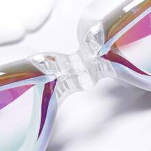 Gafas de natación,Sebami Gafas para Nr Protección UV antivaho gogles para natacion Gafas de natación Ajustables para Adultos, ni?os - Blanco - Ver 3